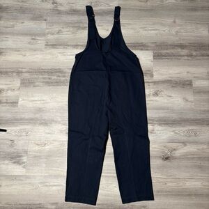 Black Wiholl Overalls Casual Wide Leg Bib Overalls Jumpsuit Romper